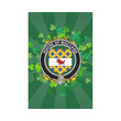 Irish Garden Flag, O'Kelly Family Crest Shamrock Yard Flag A9