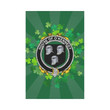 Irish Garden Flag, O'Kennedy Family Crest Shamrock Yard Flag A9