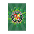 Irish Garden Flag, O'Molony Family Crest Shamrock Yard Flag A9