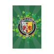 Irish Garden Flag, O'Shea Family Crest Shamrock Yard Flag A9