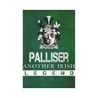 Irish Garden Flag, Palliser Family Crest Shamrock Yard Flag A9