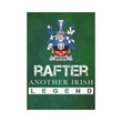 Irish Garden Flag, Rafter Family Crest Shamrock Yard Flag A9
