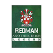 Irish Garden Flag, Reidy Or O'Reidy Family Crest Shamrock Yard Flag A9