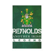 Irish Garden Flag, Reynolds Or Mcrannell Family Crest Shamrock Yard Flag A9