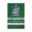 Irish Garden Flag, Richardson Family Crest Shamrock Yard Flag A9
