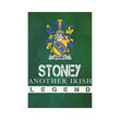 Irish Garden Flag, Roney Or O'Rooney Family Crest Shamrock Yard Flag A9