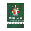 Irish Garden Flag, Ruthven Family Crest Shamrock Yard Flag A9