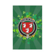 Irish Garden Flag, Ryan (Or Mulrian) Family Crest Shamrock Yard Flag A9