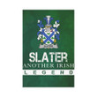 Irish Garden Flag, Slater Or Slator Family Crest Shamrock Yard Flag A9