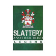 Irish Garden Flag, Slattery Or O'Slattery Family Crest Shamrock Yard Flag A9