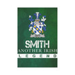 Irish Garden Flag, Smith Or Smyth Family Crest Shamrock Yard Flag A9