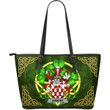 Irish Handbags, Armory Family Crest Handbags  Shamrock Tote Bag Large Size A7
