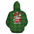 Corcoran or McCorcoran Ireland Hoodie Irish National Tartan (Pullover) | Women & Men | Over 1400 Crests