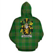Bramhall Ireland Hoodie Irish National Tartan (Pullover) | Women & Men | Over 1400 Crests