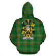 Shaw Ireland Hoodie Irish National Tartan (Pullover) | Women & Men | Over 1400 Crests