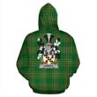 Steele Ireland Hoodie Irish National Tartan (Pullover) | Women & Men | Over 1400 Crests