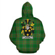 Moran or O'Moran Ireland Hoodie Irish National Tartan (Pullover) | Women & Men | Over 1400 Crests