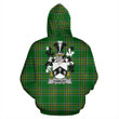 Cawley or Cauley Ireland Hoodie Irish National Tartan (Pullover) | Women & Men | Over 1400 Crests