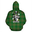 Palliser Ireland Hoodie Irish National Tartan (Pullover) | Women & Men | Over 1400 Crests