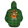 Burrowes Ireland Hoodie Irish National Tartan (Pullover) | Women & Men | Over 1400 Crests