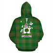 Quirke or O'Quirke Ireland Hoodie Irish National Tartan (Pullover) | Women & Men | Over 1400 Crests