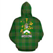 Kildahl Ireland Hoodie Irish National Tartan (Pullover) | Women & Men | Over 1400 Crests