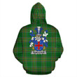 Pendleton Ireland Hoodie Irish National Tartan (Pullover) | Women & Men | Over 1400 Crests