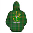 Fay or O'Fee Ireland Hoodie Irish National Tartan (Pullover) | Women & Men | Over 1400 Crests