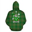 Aherne or Mulhern Ireland Hoodie Irish National Tartan (Pullover) | Women & Men | Over 1400 Crests