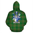 Linaker Ireland Hoodie Irish National Tartan (Pullover) | Women & Men | Over 1400 Crests