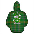 Curtin or McCurtin Ireland Hoodie Irish National Tartan (Pullover) | Women & Men | Over 1400 Crests