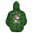 Norreys Ireland Hoodie Irish National Tartan (Pullover) | Women & Men | Over 1400 Crests