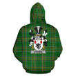 Crosbie or McCrossan Ireland Hoodie Irish National Tartan (Pullover) | Women & Men | Over 1400 Crests