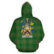 Lany or Laney Ireland Hoodie Irish National Tartan (Pullover) | Women & Men | Over 1400 Crests