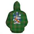 Leigh or McLaeghis Ireland Hoodie Irish National Tartan (Pullover) | Women & Men | Over 1400 Crests