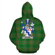 Biggar Ireland Hoodie Irish National Tartan (Pullover) | Women & Men | Over 1400 Crests