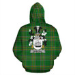 Driscoll or O'Driscoll Ireland Hoodie Irish National Tartan (Pullover) | Women & Men | Over 1400 Crests