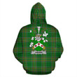 Kieran or O'Kieran Ireland Hoodie Irish National Tartan (Pullover) | Women & Men | Over 1400 Crests
