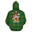Daly or O'Daly Ireland Hoodie Irish National Tartan (Pullover) | Women & Men | Over 1400 Crests