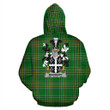 Marbury or Maybery Ireland Hoodie Irish National Tartan (Pullover) | Women & Men | Over 1400 Crests