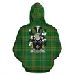 Forstall Ireland Hoodie Irish National Tartan (Pullover) | Women & Men | Over 1400 Crests
