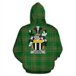 Maginn or Ginn Ireland Hoodie Irish National Tartan (Pullover) | Women & Men | Over 1400 Crests