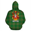 Cashin or McCashine Ireland Hoodie Irish National Tartan (Pullover) | Women & Men | Over 1400 Crests