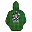 McPierce or Pierce Ireland Hoodie Irish National Tartan (Pullover) | Women & Men | Over 1400 Crests