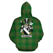 Plunkett Ireland Hoodie Irish National Tartan (Pullover) | Women & Men | Over 1400 Crests