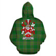 Hearon or Hearn Ireland Hoodie Irish National Tartan (Pullover) | Women & Men | Over 1400 Crests