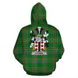 Cromie Ireland Hoodie Irish National Tartan (Pullover) | Women & Men | Over 1400 Crests