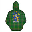 Orpen Ireland Hoodie Irish National Tartan (Pullover) | Women & Men | Over 1400 Crests