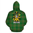 Avery Ireland Hoodie Irish National Tartan (Pullover) | Women & Men | Over 1400 Crests