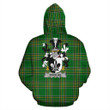 Finglas Ireland Hoodie Irish National Tartan (Pullover) | Women & Men | Over 1400 Crests